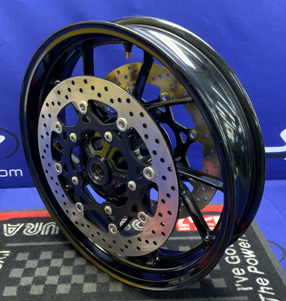 Suzuki Front Wheel W/ Rotors(Gloss Black) GSX-8R 2024-2026 OEM 54111-25L00-019-2
