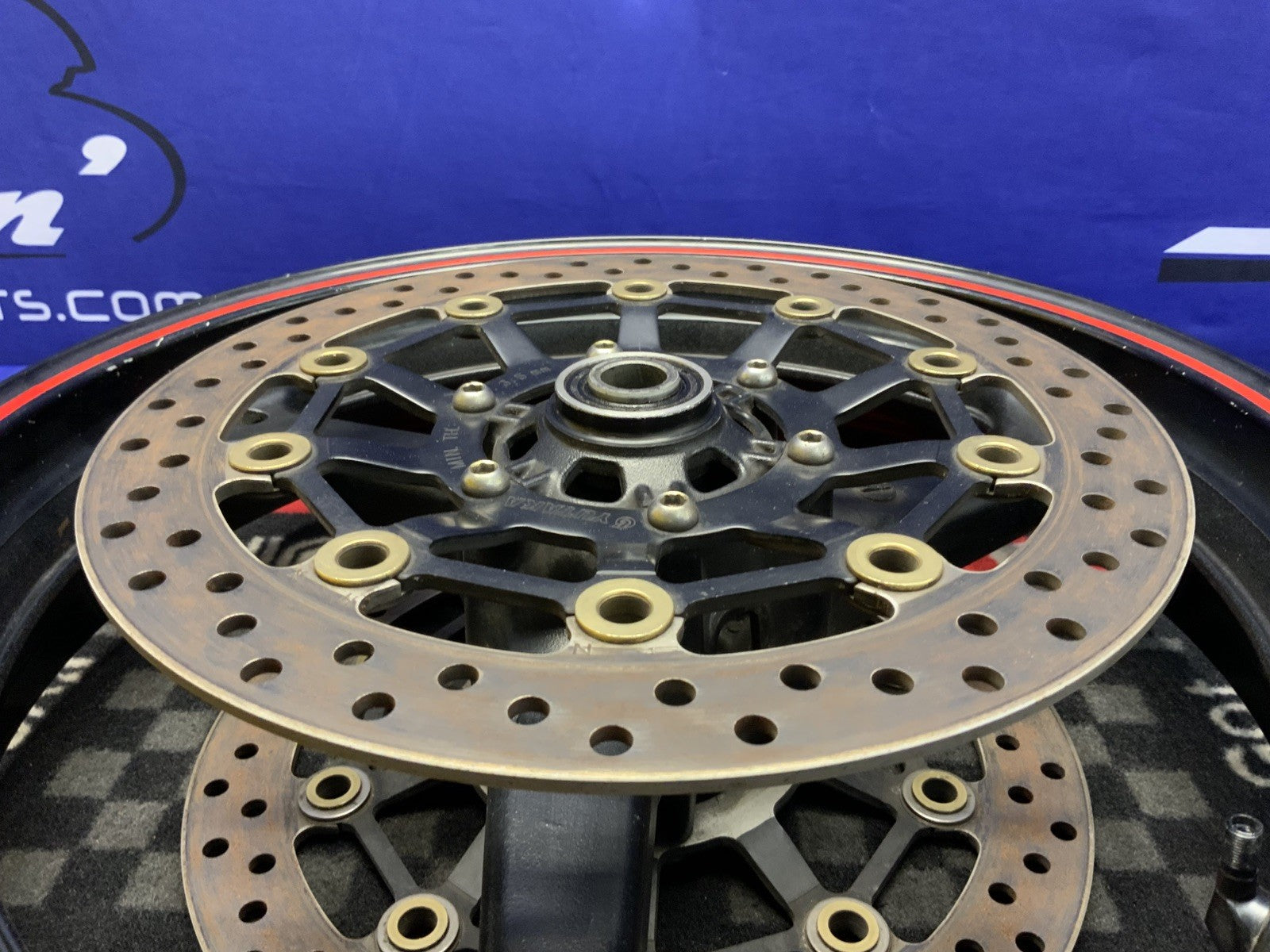 Honda Front Wheel W/ Rotors CBR 600RR 2007-2011 OEM 44650-MFJ-305ZA