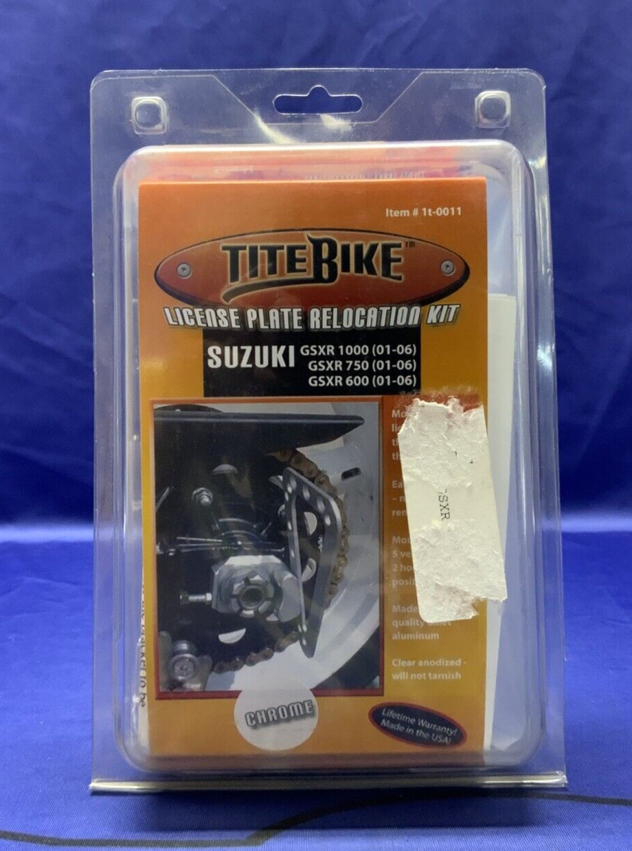 Tite Bike License Plate Relocation Kit GSXR 600/750 2001-2006 1T-0011C