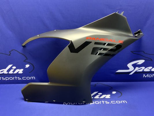 Ducati Right Upper Fairing (Thrilling Black) Panigale V2 20-25 OEM 4801A861AS-2