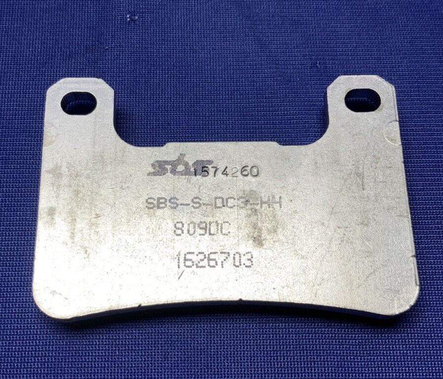 SBS Front 2PC Dual Carbon Racing Brake Pads 809DC