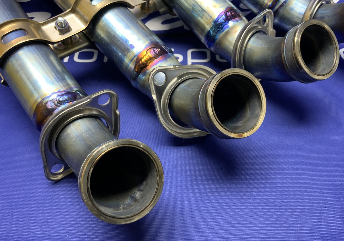 Kawasaki Exhaust Manifold (Titanium) ZX-10R/RR 2021-2025 OEM 39178-0390