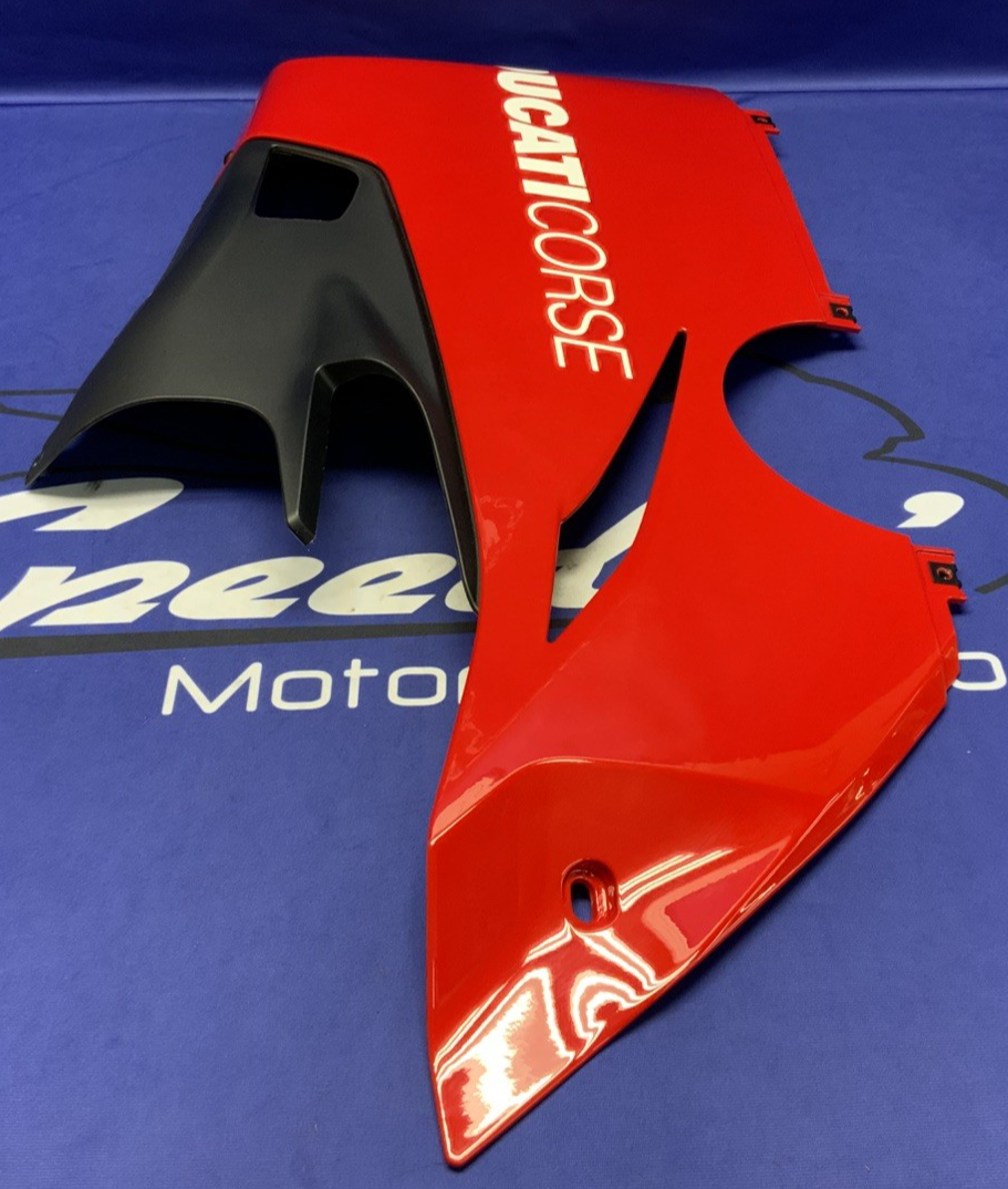 Ducati Left Lower Fairing (Anniversary Red) Panigale V4 19-20 OEM 48019275BT-1