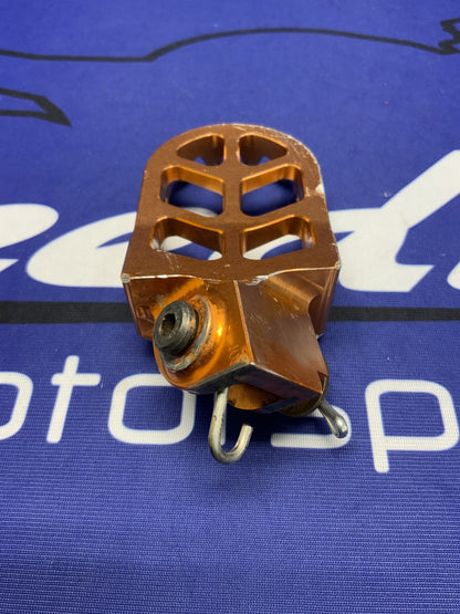 KTM Footrest Pegs Orange 125/250/450 2007-2012 OEM 5030314013390