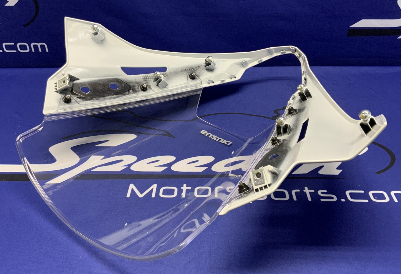 Suzuki Front Cowling W/ Windscreen (Pearl) GSX-8R 24-26 OEM 94410-25L01-QU2-1