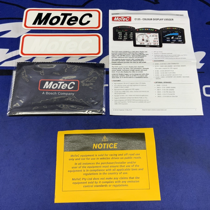Motec C125 Colour Display Dash LOGGER 7470B001A00