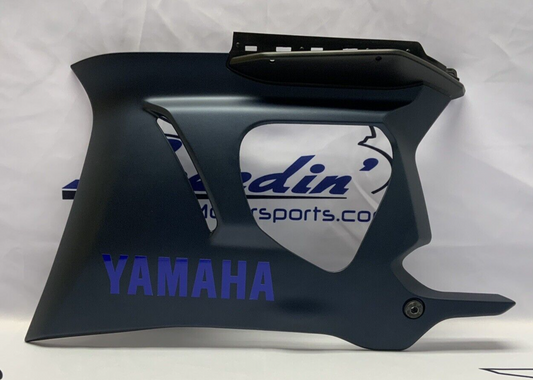 Yamaha Left Lwr Fairing W/ Cover Panel (Blue) YZF-R3 2022-24 OEM BS7-F8385-00-P9
