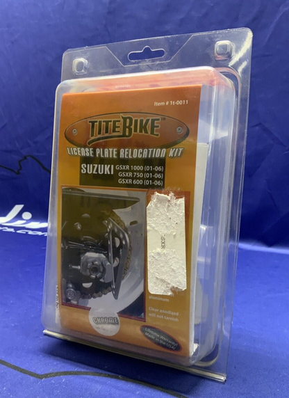 Tite Bike License Plate Relocation Kit GSXR 600/750 2001-2006 1T-0011C