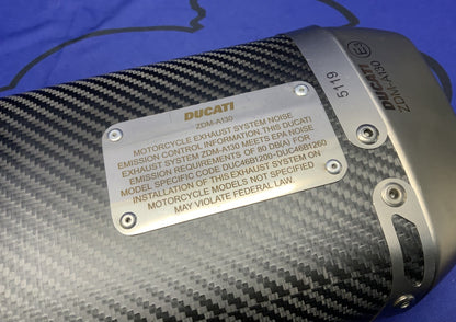 Ducati Exhaust Muffler Multistada Pikes Peak 1260 2020-2023 OEM 57314132A