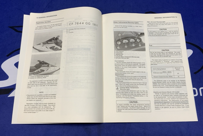 Kawasaki Jet Ski 900ZXI Owners Manual 1995 OEM 99920-1687-01