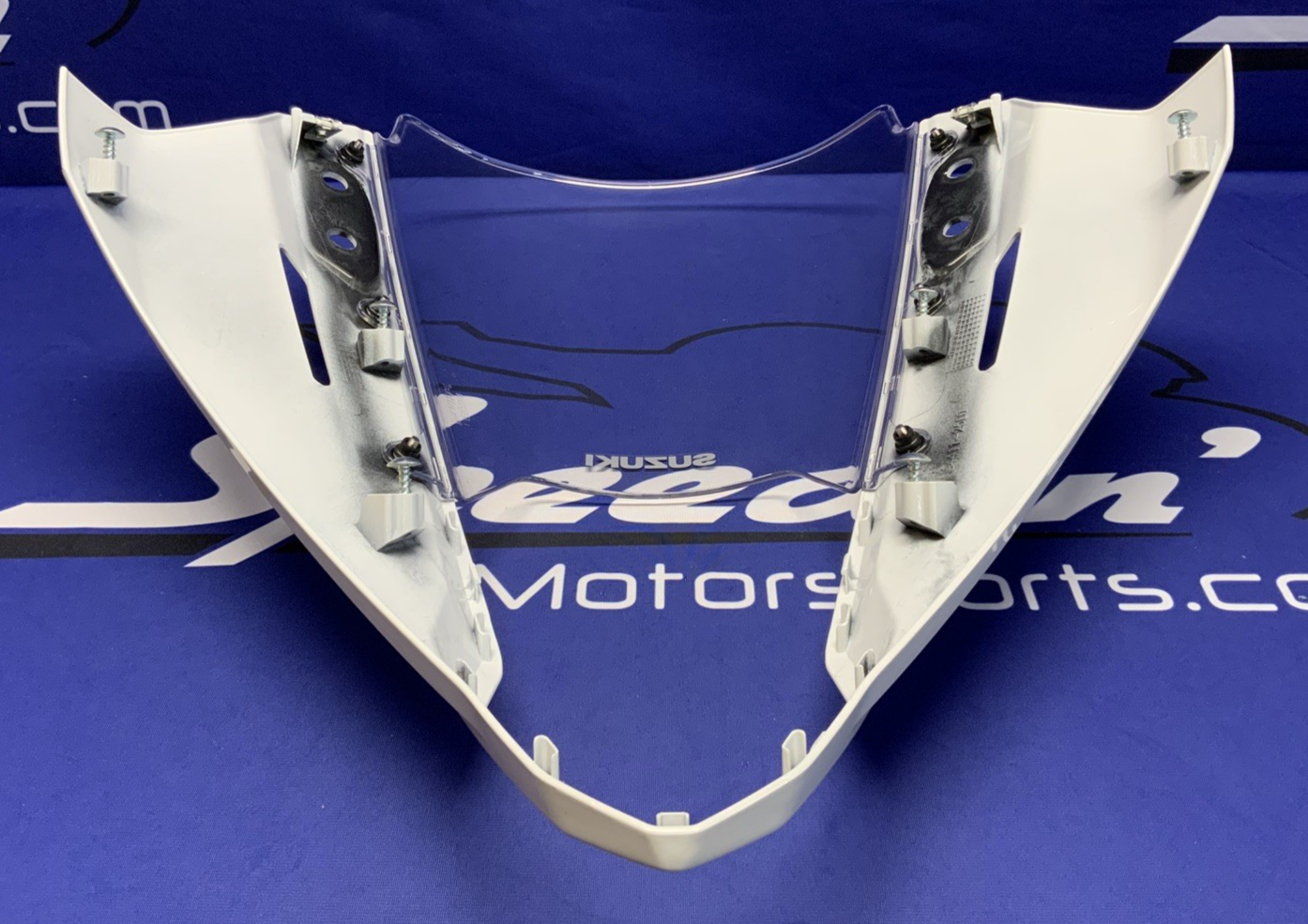 Suzuki Front Cowling W/ Windscreen (Pearl) GSX-8R 24-26 OEM 94410-25L01-QU2-1