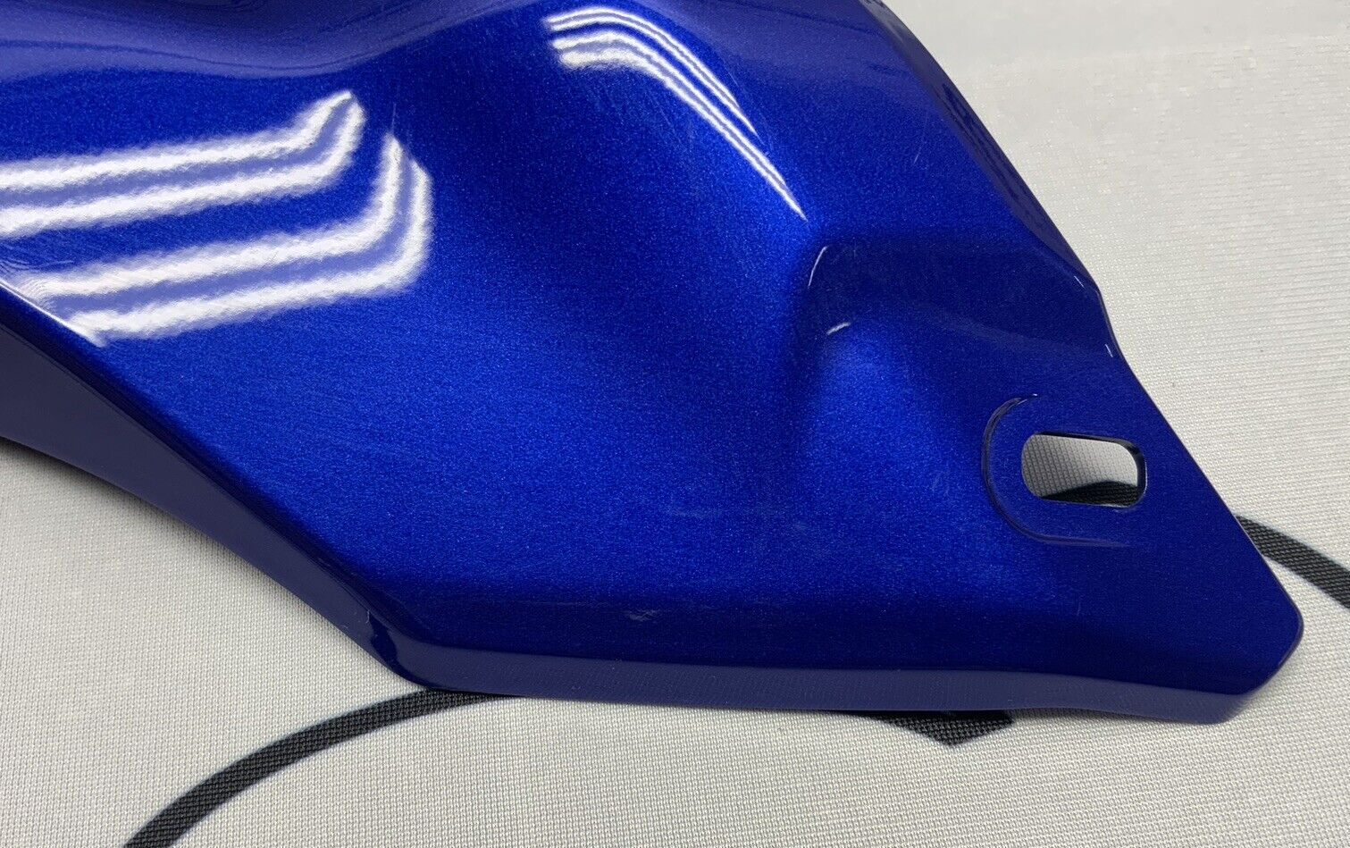 Yamaha Left Upper Fairing Blue YZF-R7 2022-2024 OEM BEB-2837L-00-P0