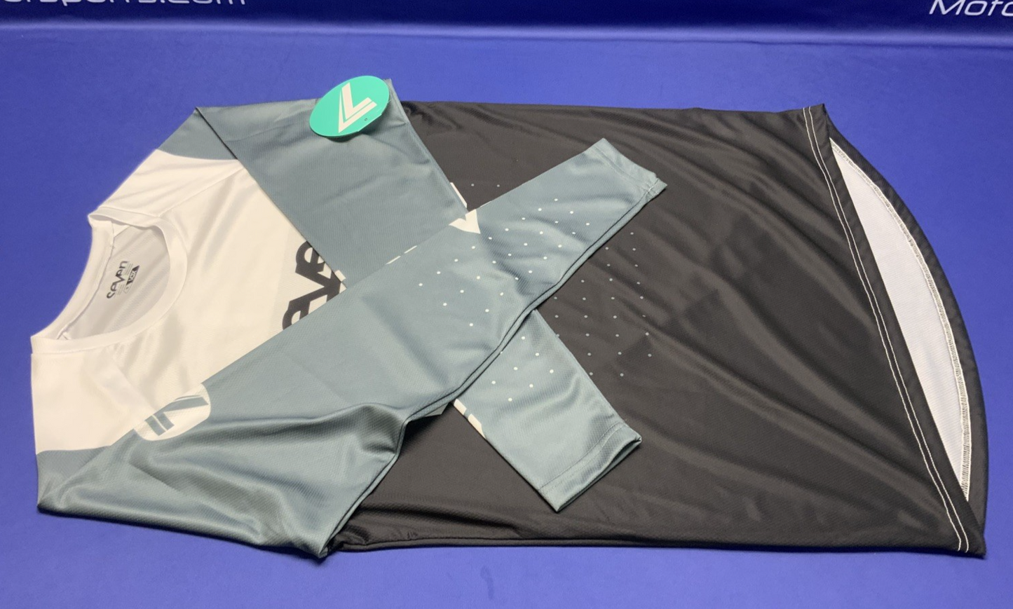 Seven Vox Aperature Jersey Lead/ Black (Medium) 2250081-038-M