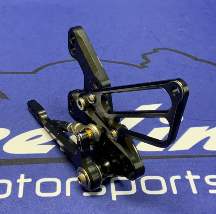 SatoRacing Rear Set Assembly (Reverse Shift) ZX-10R 2016-2020 K-ZX1016RSR-BK