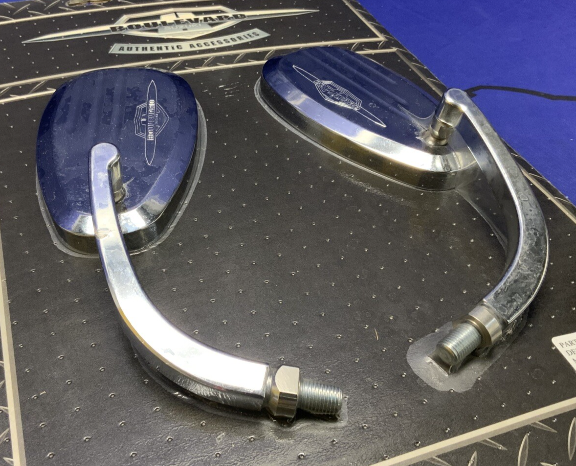 Suzuki Rear View Mirrors (Chrome) Boulevard 2005-2009 OEM 990A0-75038