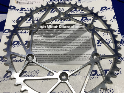 Dirt Tricks Rear Sprocket (Chrome) 49T  Sherco 5.1i 2007-2008 HV 49