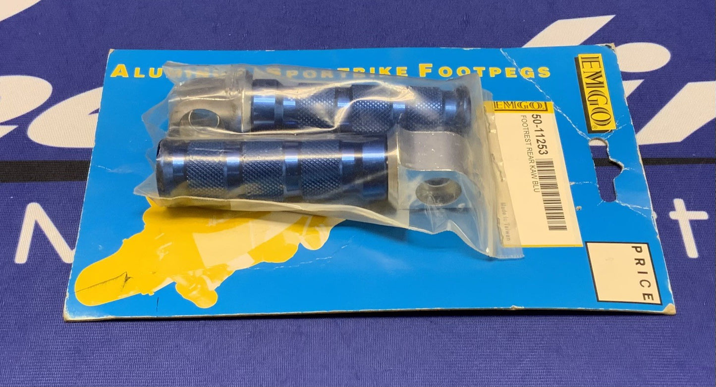 EMGO Rear Foot Pegs (Blue) ZX1100 1990-1993 50-11253