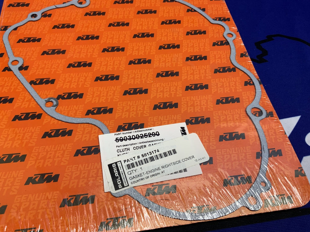 Polaris RH Engine Cover Gasket KTM 450MXR 08-10 OEM 5813174