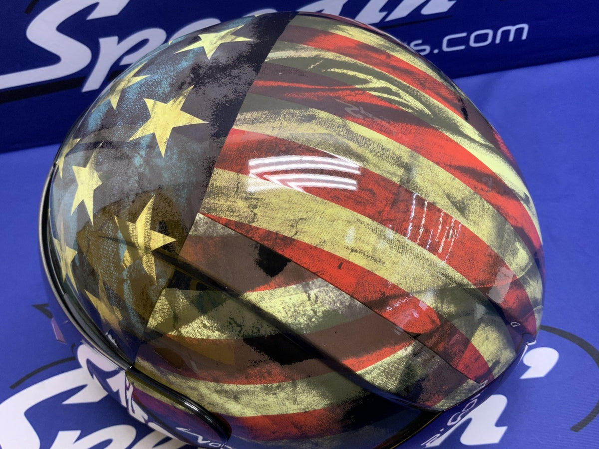 Icon Airfron Old Glory Red/White/Blue Helmet LG 010-14785