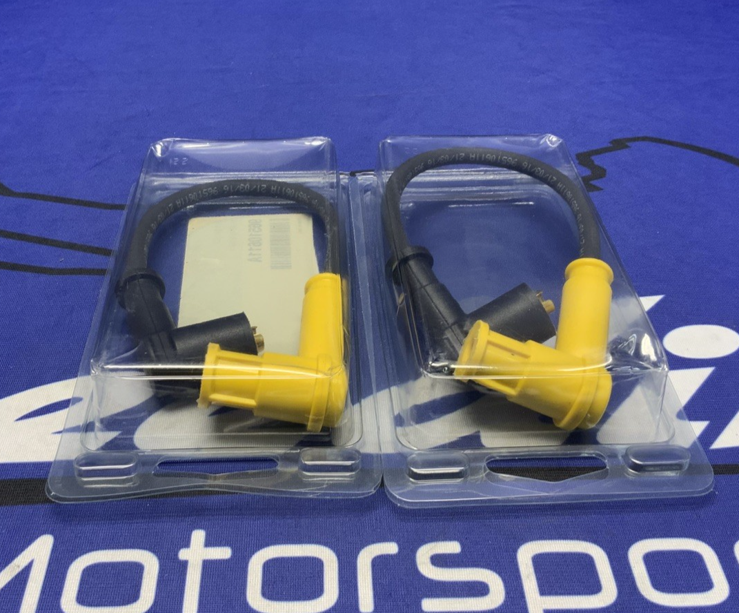 Ducati Spark Plug Pair (Yellow) Scrambler OEM 96580121A