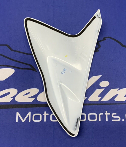 Suzuki Right White Fuel Tank Cover GSXR 600/750 2017-25 OEM 44270-14J80-YUH