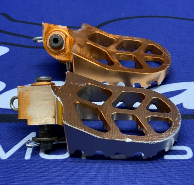 KTM Footrest Pegs Orange 125/250/450 2007-2012 OEM 5030314013390