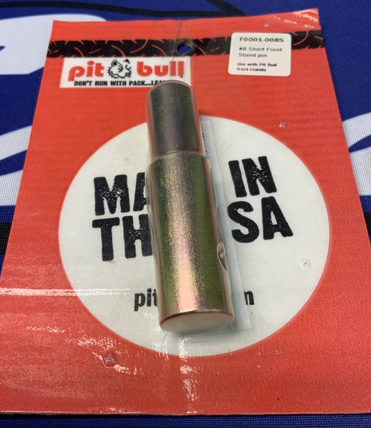 Pit-Bull Front Stand Pin # 8 (Short) Yamaha YZF-R6 2006-2025 F0001-008S