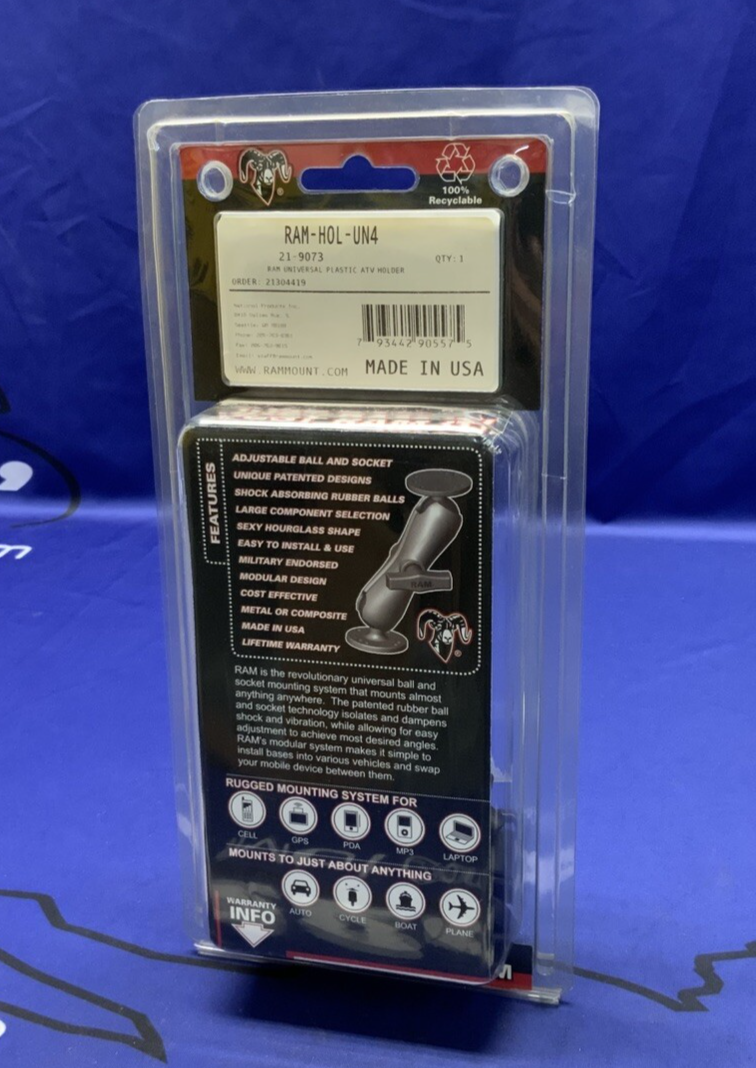 Ram Mounts Finger-Grip Universal GPS & Radio Holder RAM-HOL-UN4U