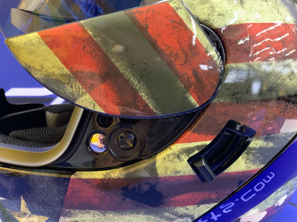 Icon Airfron Old Glory Red/White/Blue Helmet LG 010-14785