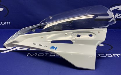 Suzuki Front Cowling W/ Windscreen (Pearl) GSX-8R 24-26 OEM 94410-25L01-QU2-1