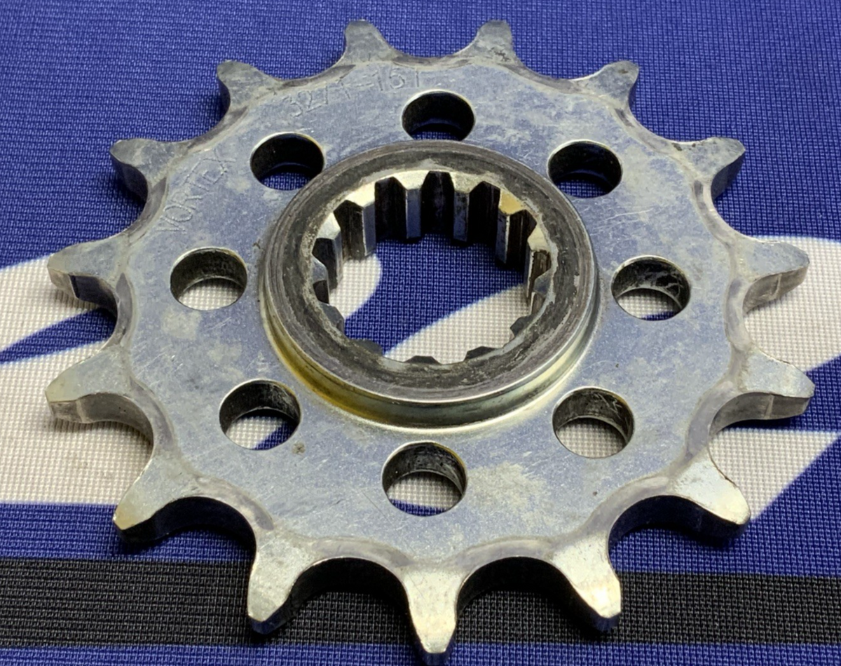 Vortex 15T 520 Pitch Front Countershaft Sprocket Yamaha YZF-R3 1999-2021 3271-15