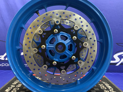 Suzuki Front Wheel W/ Rotors (Blue) GSX-8R 2024-2026 OEM 54111-25L00-QZB-1