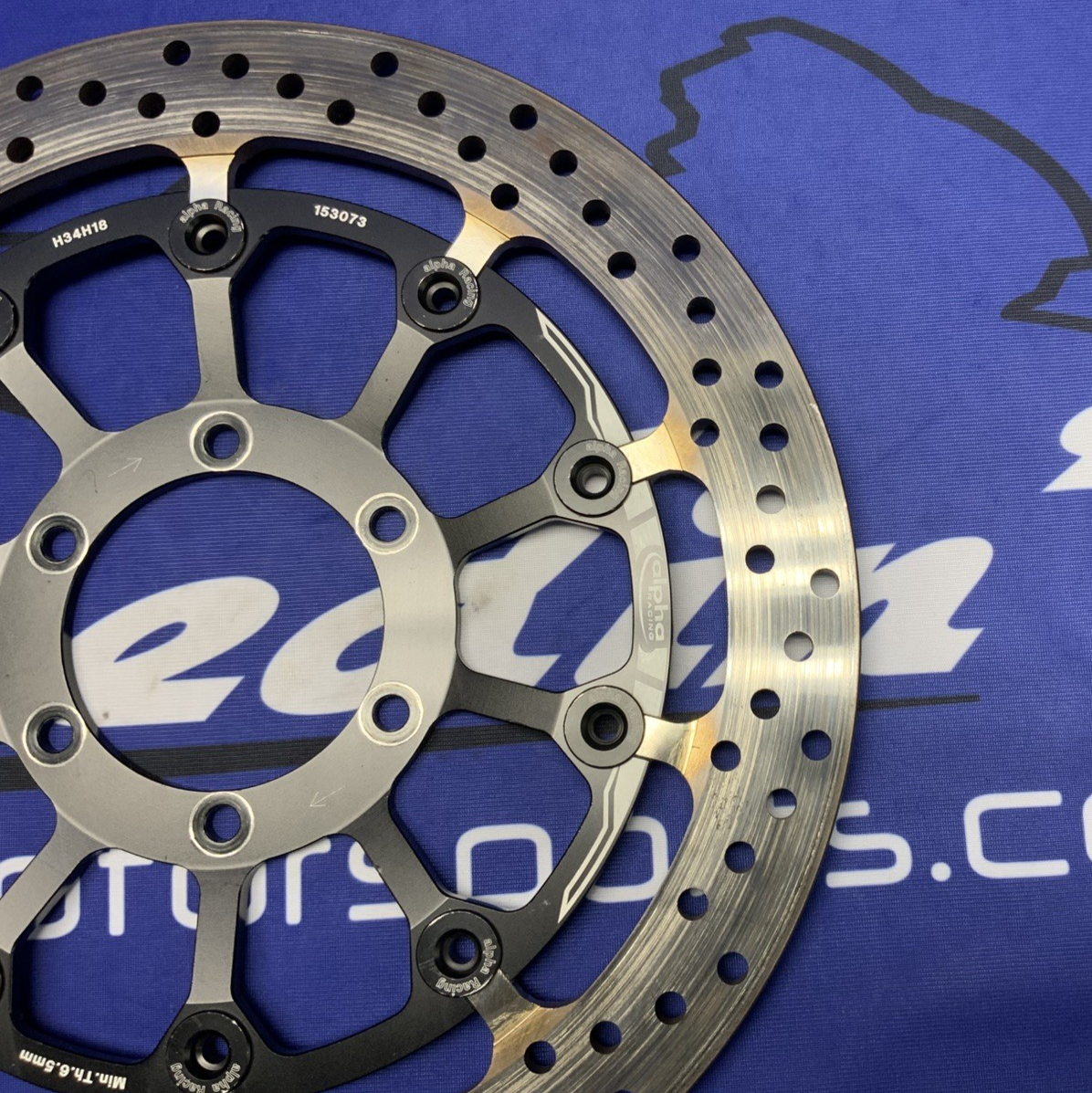 Alpha Racing 320x7mm EVO Brake Rotor Set BMW M1000RR 2021-2025 3411B303C02
