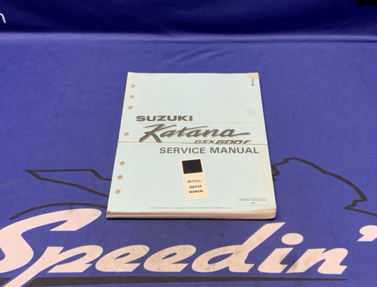 Suzuki GZX600F Katana Service Manual 1989-1993 OEM 99500-35024-03E