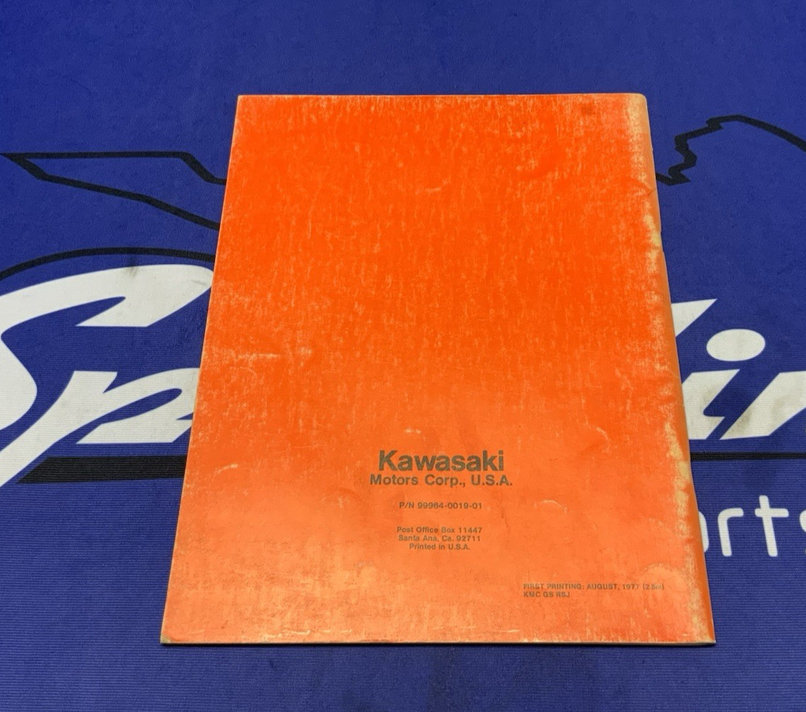 Kawasaki KG700/1000B Service Manual 1977-1982 OEM 99964-0019-01