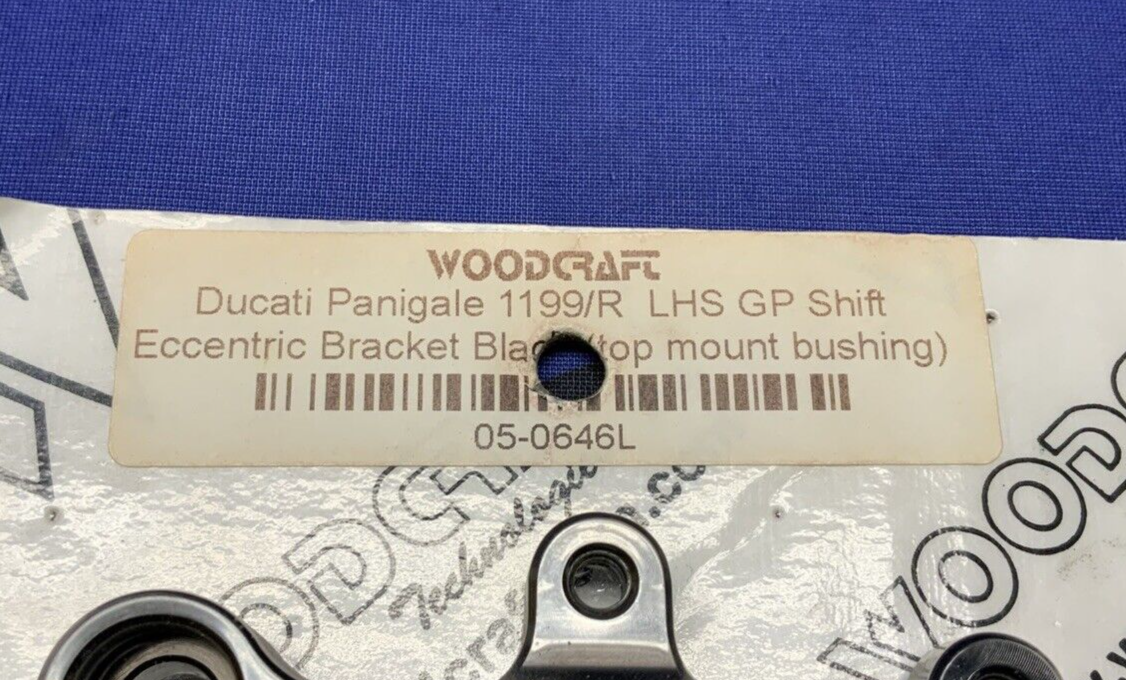 Woodcraft Left Shift Eccentric Bracket 1199 Panigale/S 2012-2014 05-0646L