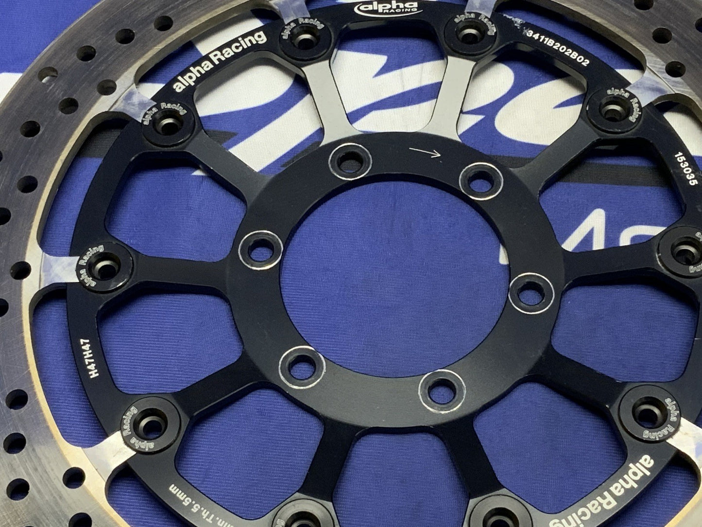 Alpha Racing Front Brake Rotor Set S1000RR 2019-2026 3411B202B02/3411B202B01