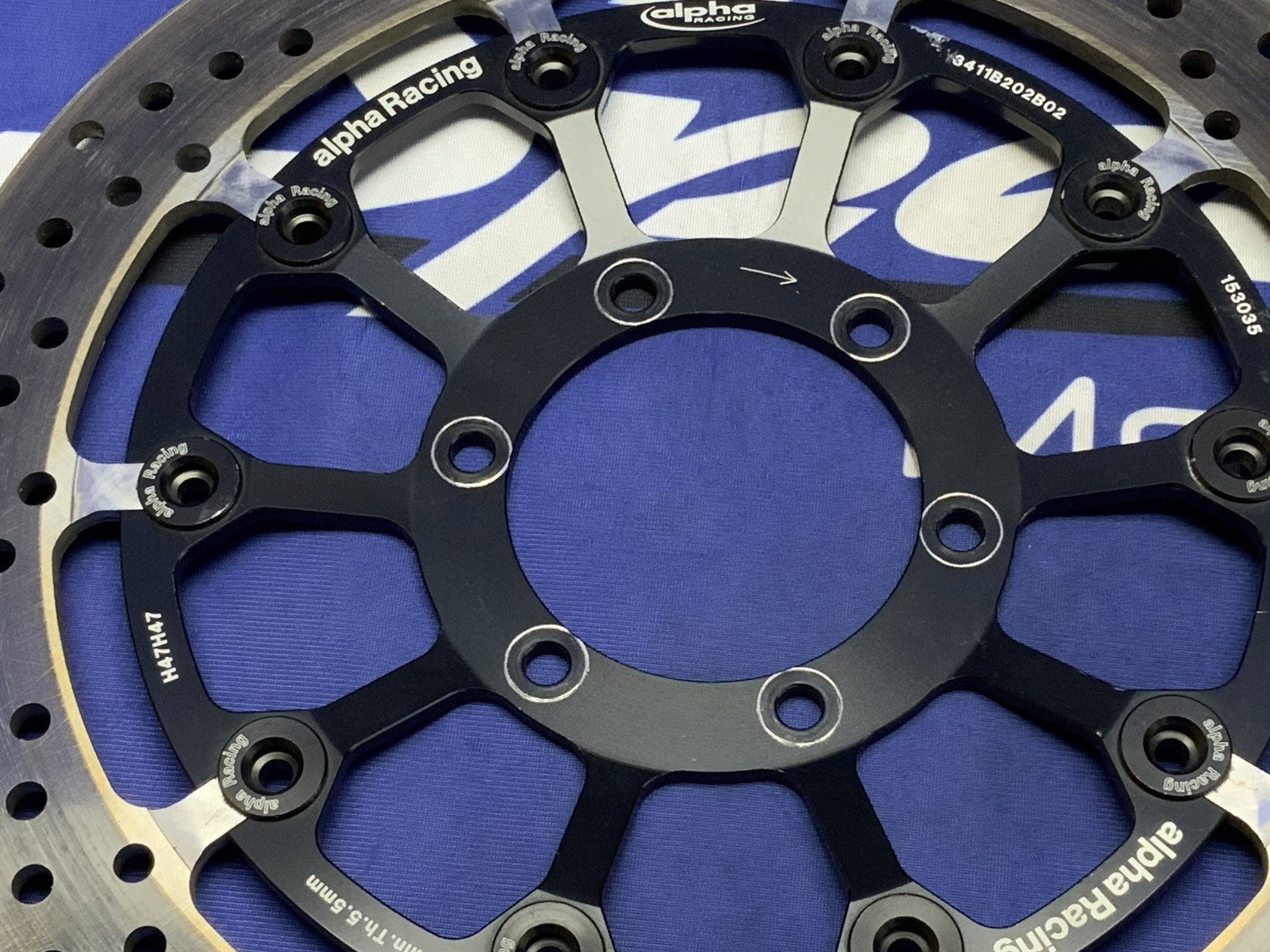 Alpha Racing Front Brake Rotor Set S1000RR 2019-2026 3411B202B02/3411B202B01