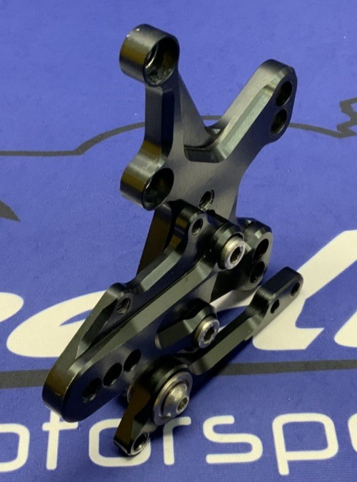 SatoRacing Rear Set Assembly (Reverse Shift) ZX-10R 2016-2020 K-ZX1016RSR-BK