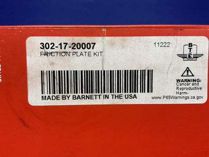 Barnett Friction Plate Kit Carbon Fiber BMW S1000RR 2010-2013 302-17-20007