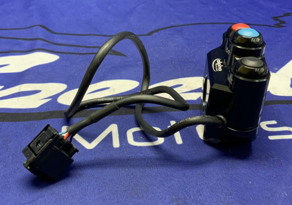 Alpha Racing Switch Unit Right 3 Buttons S1000RR 2019-2026 6131A191B00