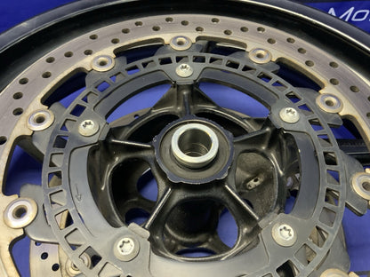 Yamaha Front Cast Wheel (Black) W/ Rotor YZF-R1 2012-2014 OEM 1KB-25168-00-2X