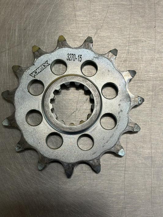 Vortex Racing Front Sprocket 15T 3270-15 Kawasaki/Suzuki/Yamaha/Triumph