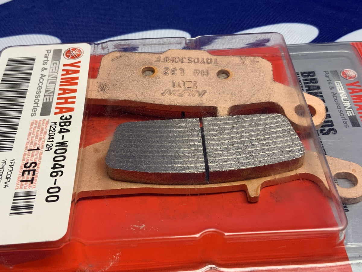 Yamaha Rear Left Brake Pad Kit Grizzly 700 2007-2019 OEM 3B4-W0046-00-00