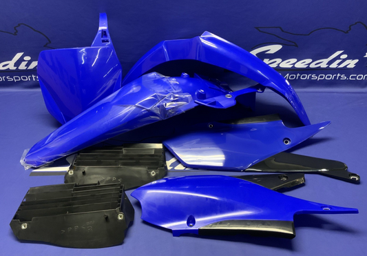 Yamaha Plastic Set Blue (Partial) YZ250F/FX 2021-2023 OEM BR9-23485-10-00