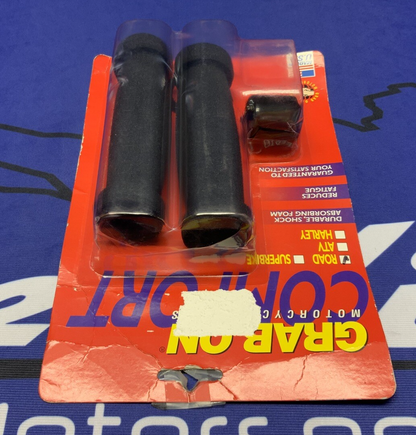 Grab On Black Comfort Road Grips 7/8 in. x 5 in. x 1.4 in 179221