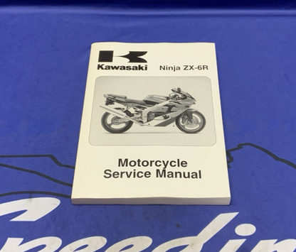 Kawasaki Ninja ZX-6R Service Manual 2000-2005 OEM 99924-1254-04