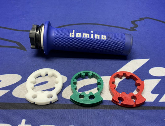 Domino XM2 Throttle Tube W/ Grip (Blue)
