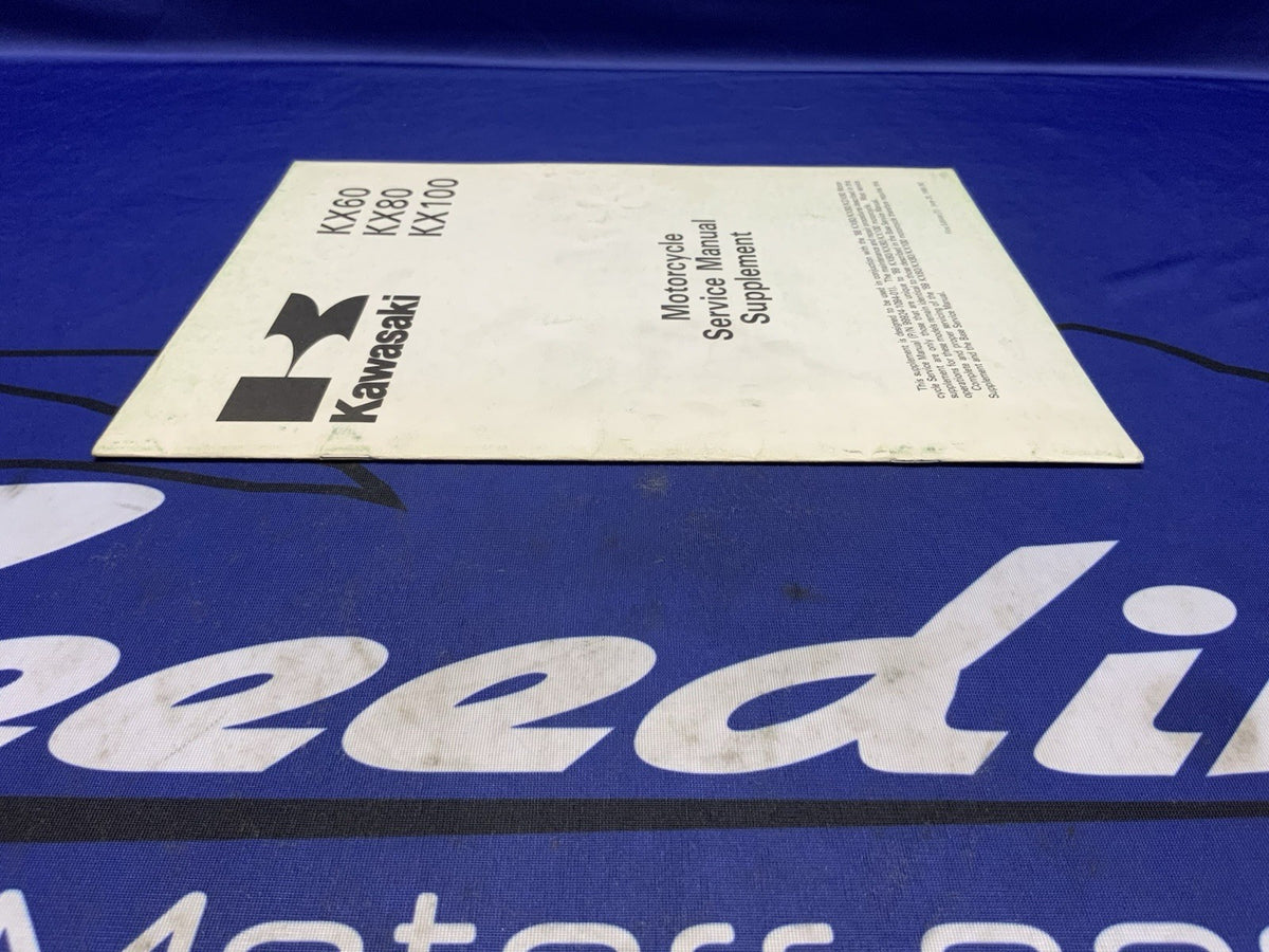 Kawasaki KX60/80/100 Motorcycle Service Manual 1988-1989 OEM 99924-1123-51