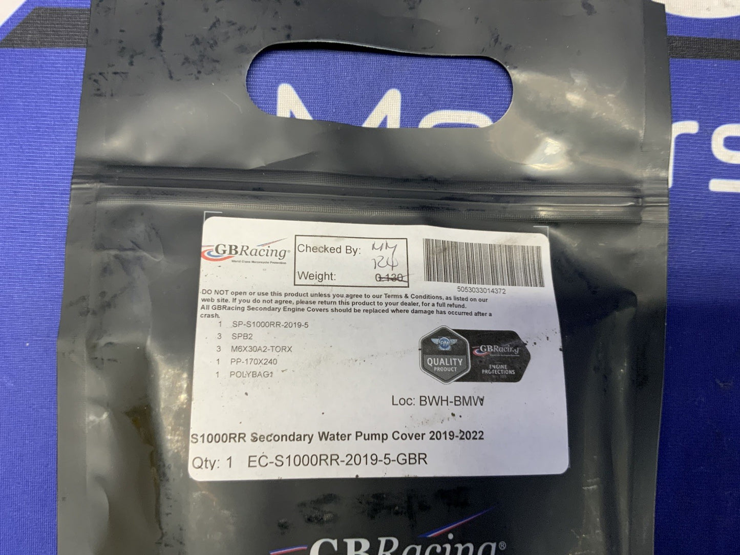 GB Racing Secondary Thermostat Cover S1000RR/M1000RR EC-S1000RR-2019-5-GBR